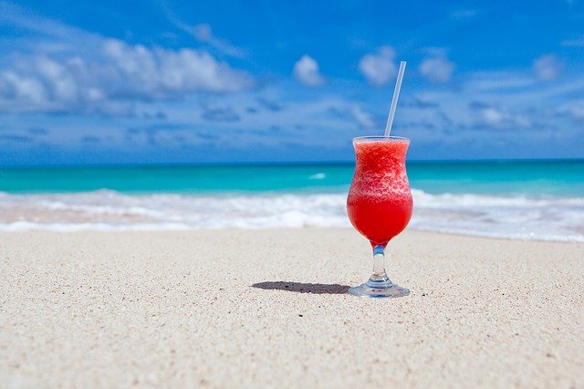 cocktail aan het strand